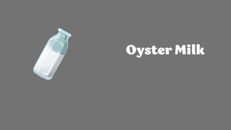 oyster milk